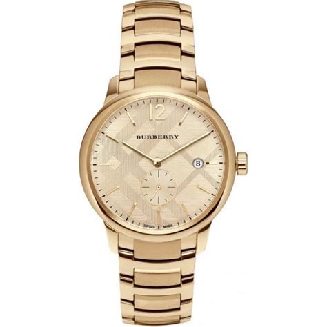 burberry bu10006 orologio uomo al quarzo|Burberry Men's The Classic Yellow Gold Watch BU10006.